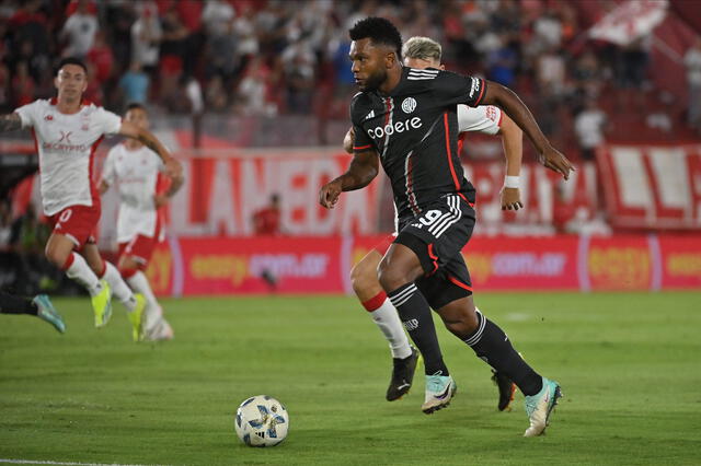 Miguel Borja será el '9' de River Plate para la Copa Libertadores 2024.   