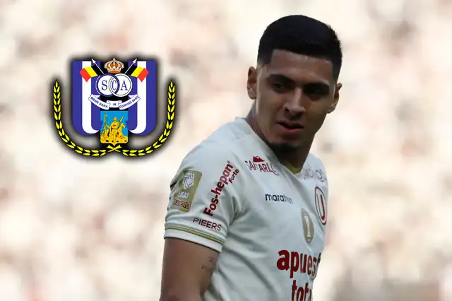 César Inga, Universitario de Deportes, RSC Anderlecht