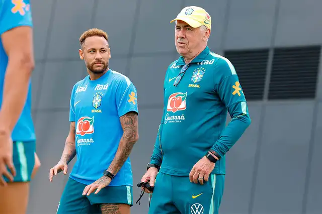 Carlo Ancelotti, Neymar, Selección Brasileña