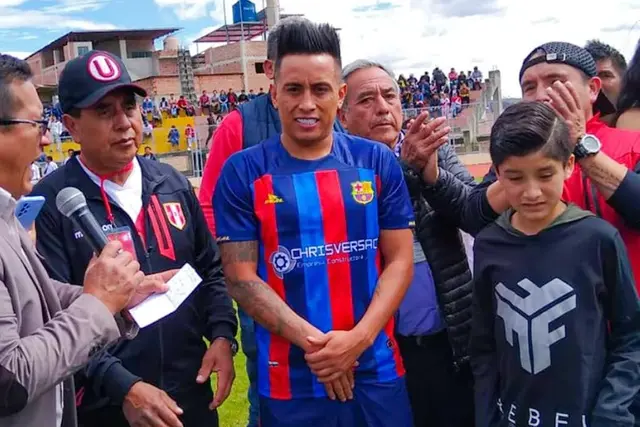 Christian Cueva en Chota.