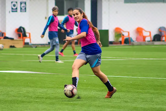 María Ortegano ya entrena con Alianza Lima. María Ortegano ya entrena con Alianza Lima.