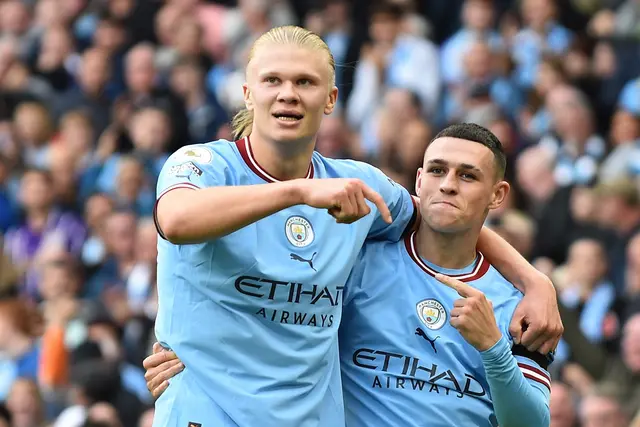 Erling Haaland se ha convertido rápidamente en uno de los jugadores más importantes del City. Foto: EFE   