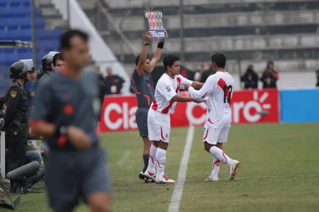 Marcio Valverde en la Selección Peruana.
