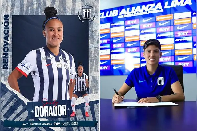 Sandy Dorador y Yoselin Miranda renovaron con Alianza Lima.