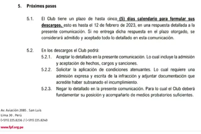 Plazo que le dio FPF a Municipal para presentar su plan de pago de deuda.