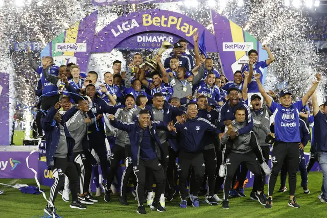  Millonarios, campeón del Torneo Apertura 2023.   