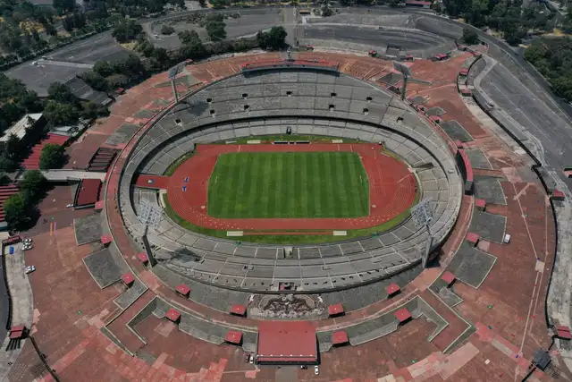 Así se ve el Estadio Olímpico Universitario.