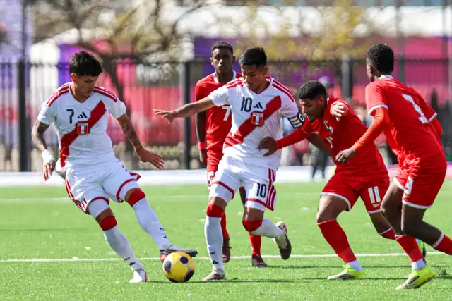 Perú le ganó 2-1 a Panamá. Foto: Bicolor