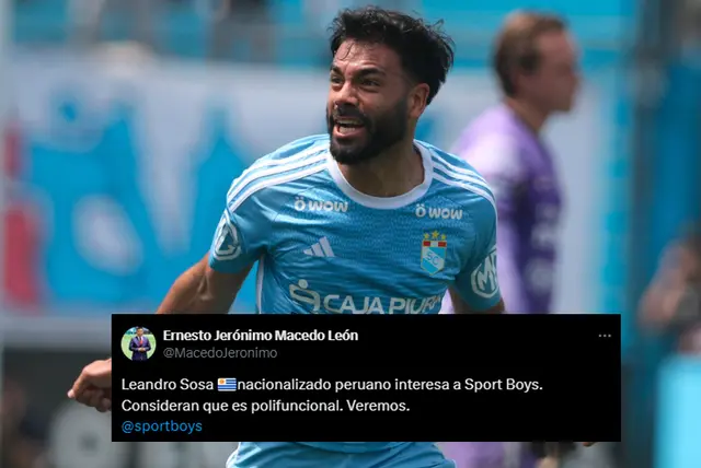 Leandro Sosa, Sporting Cristal Leandro Sosa, Sporting Cristal