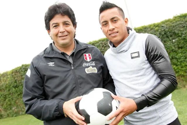 Christian Cueva y Víctor Rivera juntos en una práctica de la Sub 20. | Foto: Archivo GLRP   