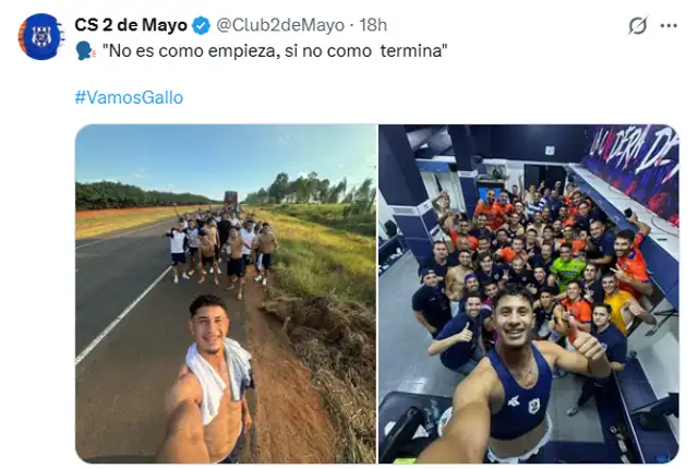  2 de Mayo celebró en el camerino de Alianza Lima<br>   