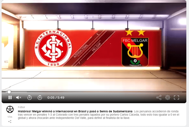 Melgar vs Internacional