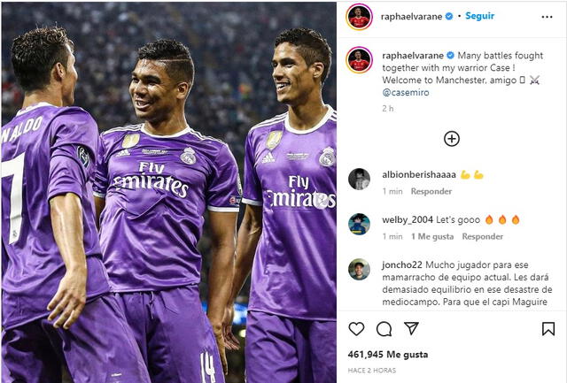 Raphael Varane.   