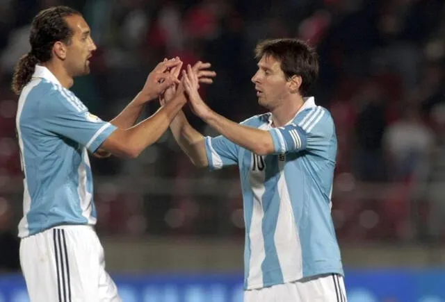 Hernán Barcos en la Selección Argentina.