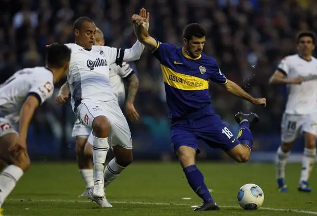 Boca Juniors contra Quilmes en 2016.