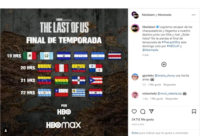 The Last of Us horario nuevo de estreno 