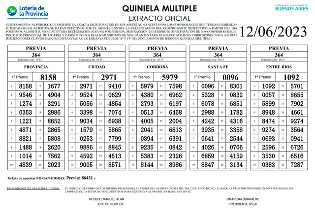 Extracto oficial de La Previa Extracto oficial de La Previa