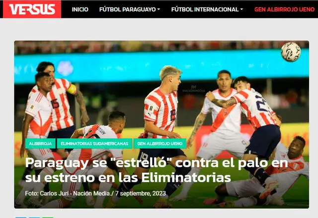 Perú vs Paraguay