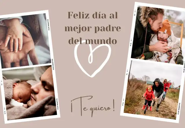 Celebra el Día del Padre en España este 19 de marzo.  