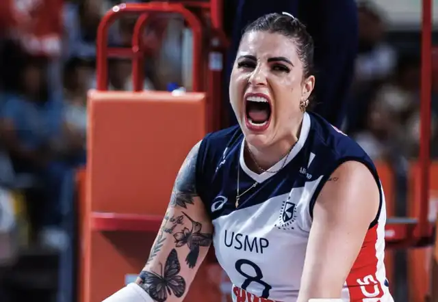 Fernanda Tomé juega en la Liga Peruana de Vóley desde la temporada 2023-2024.  