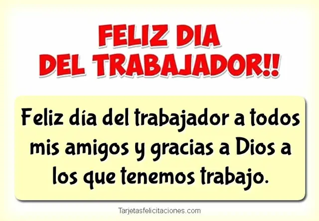 Frases por el día del trabajador