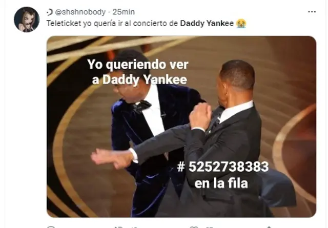 No faltaron los memes con la imagen de la bofetada que le propinó Will Smith a Chris Rock.    