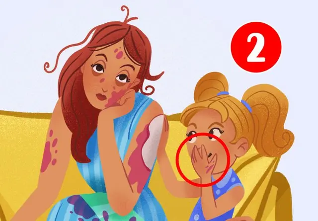 Acertijo visual, quién de los 3 niños derramó el jugo de uva, solución.