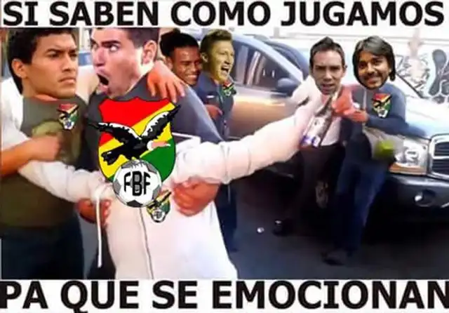  memes sobre derrota de Bolivía