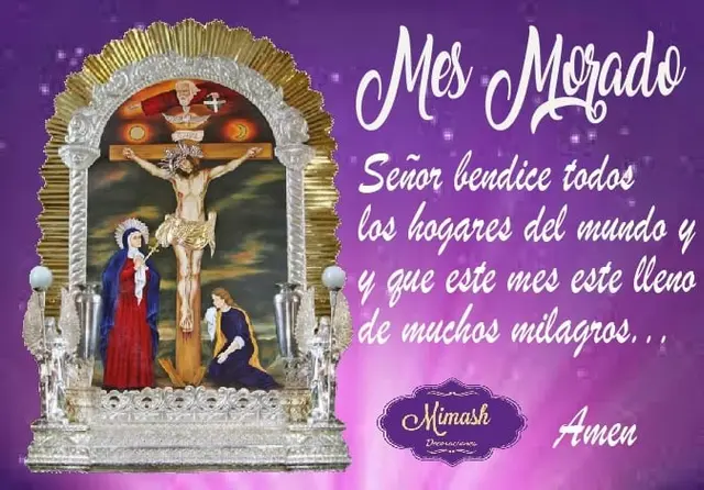 Comparte esta imagen del Señor de los Milagros en tus redes sociales.   
