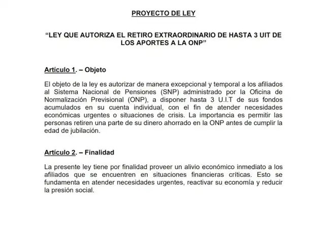 retiro onp retiro onp