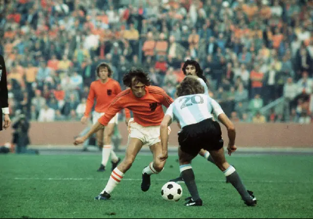 Países Bajos venció a Argentina por 4-0 en 1974. Foto: EFE.   