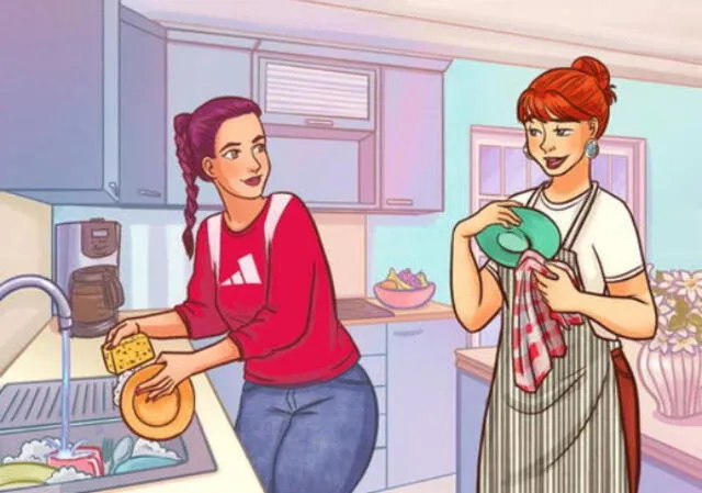acertijo viual: ¿cuál es la amiga envidiosa? 