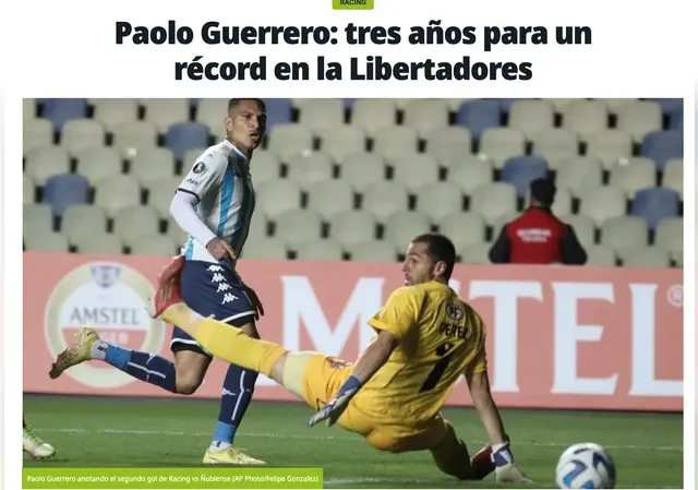 Paolo Guerrero.