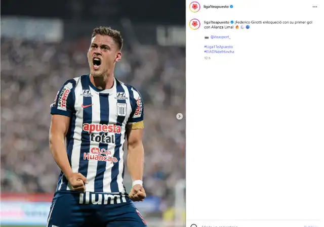 Liga 1 se rindió ante Girotti
