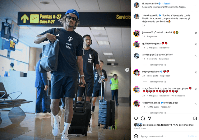 André Carrillo, Selección Peruana André Carrillo, Selección Peruana