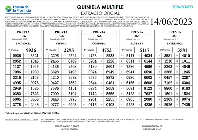 Quiniela La Previa Quiniela La Previa