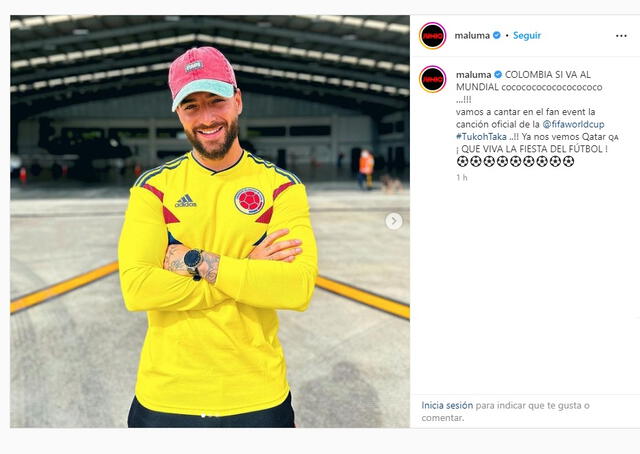 Foto: Instagram Maluma   