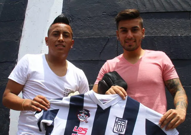 Cueva y Cedrón compartieron en Alianza Lima. / Foto: GLR. 