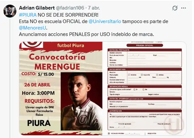 Asesor legal anuncia medidas legales