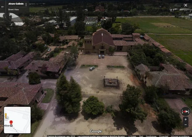 Así luce la hacienda de 'Elizondo' desde Google Maps