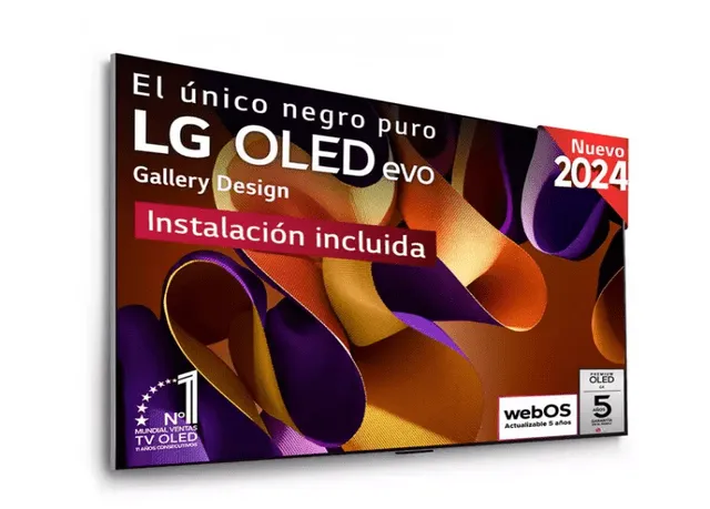 El nuevo LG OLED G4 de 97'' es el más grande del mundo. Foto: Líbero    