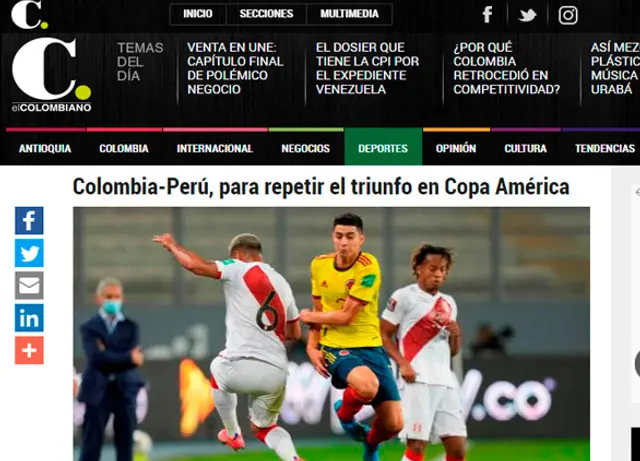 Peru vs Colombia