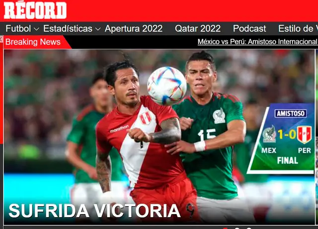Perú vs México