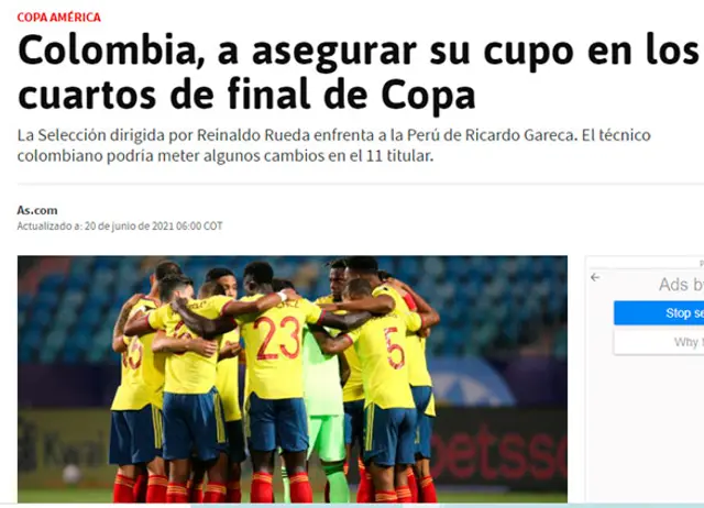 Peru vs Colombia