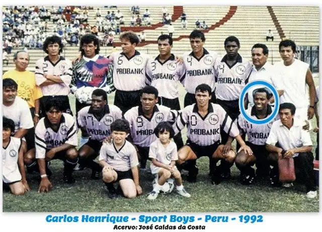 Carlos Enrique con Sport Boys en 1992. Carlos Enrique con Sport Boys en 1992.
