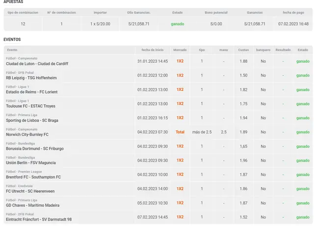 <strong>Apuestas de hoy martes</strong>   