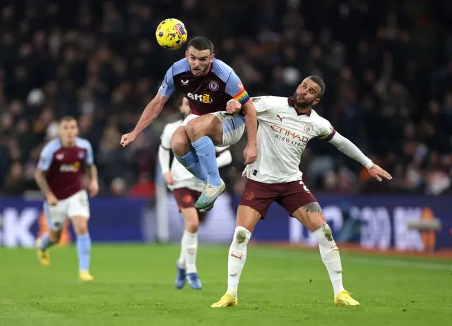 Manchester City vs Aston Villa