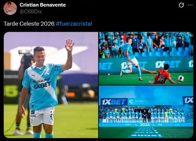 Cristian Benavente, Sporting Cristal Cristian Benavente, Sporting Cristal