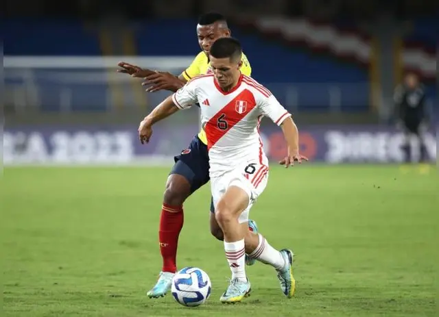 Catriel Cabellos jugó en el Sudamericano Sub 20.