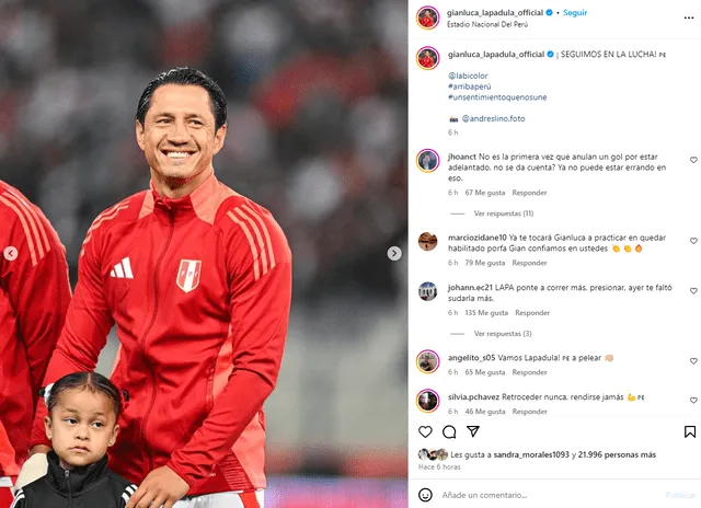 Gianluca Lapadula, Selección Peruana